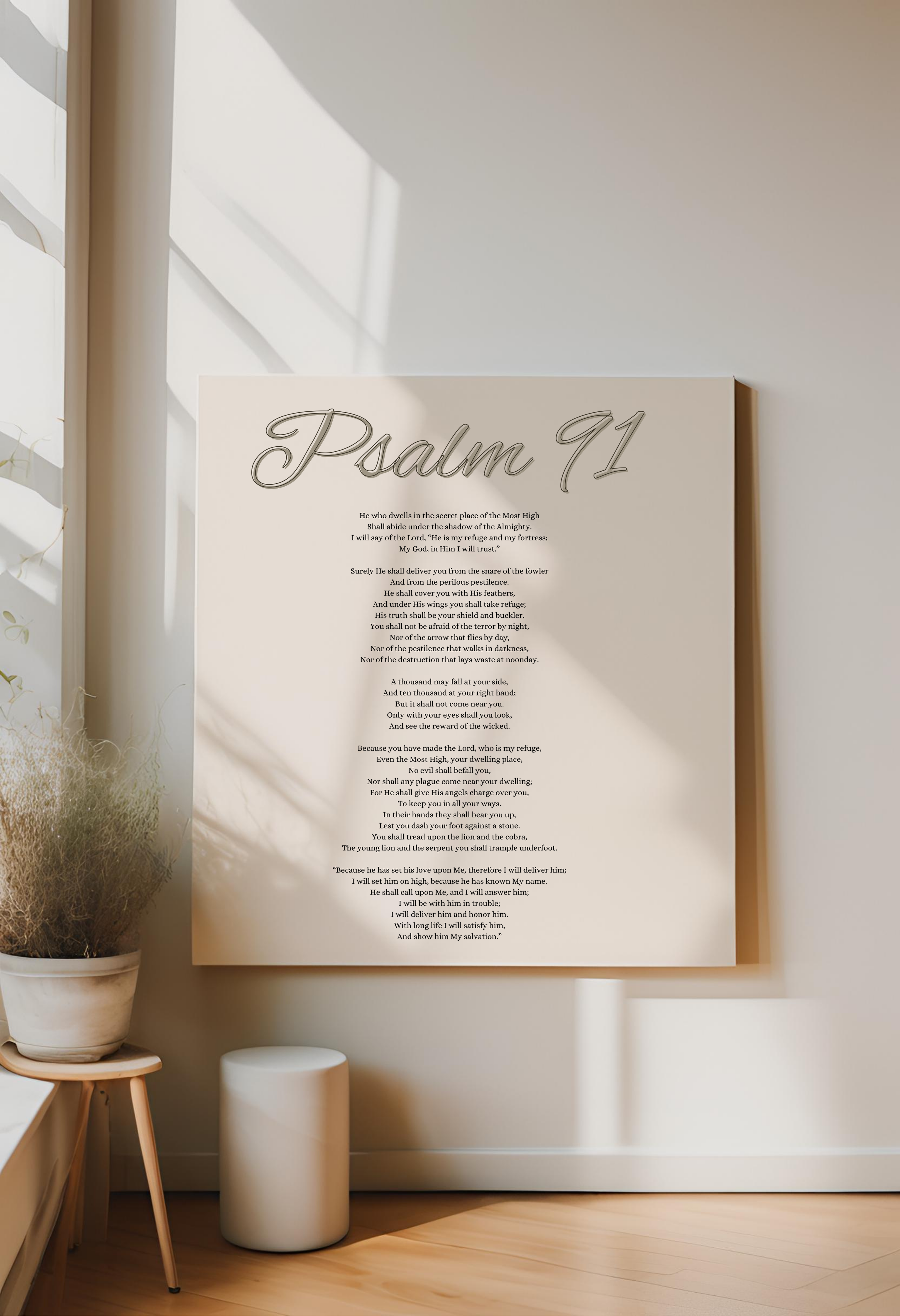 Psalm 91 Art Set