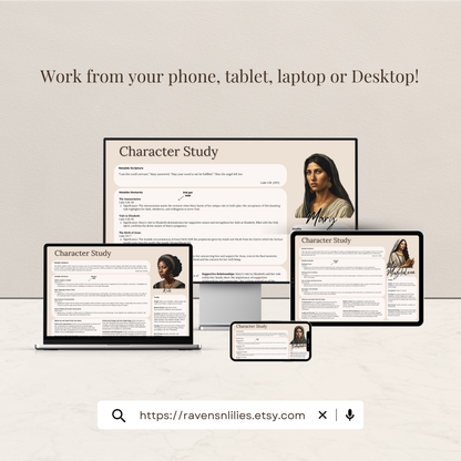 Women in the Word Workbook (Printable &amp; Fillable PDF)