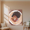 Ravens and lilies black mom and child artwork